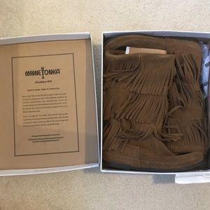 Minnetonka Fringe Boots